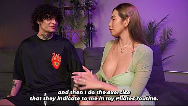 Busty MILF ends up having sex with her son’s best friend when they’re alone at home