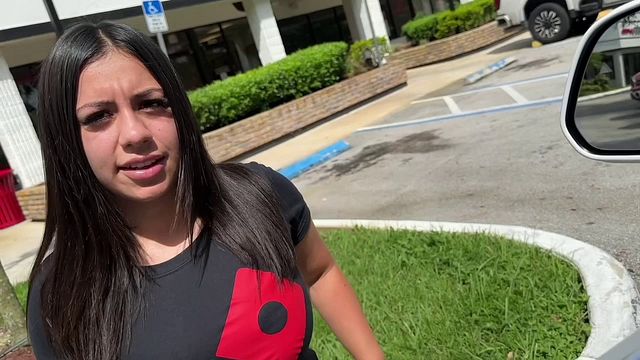 Real Street Pick Up | Pizza Slut Gets Fucked | Melz Tube | 19 years old slut | Teddy Tarantino