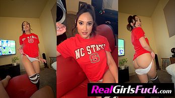 Sexy NC State College Girl Invites Me Over To Watch Football And Fuck – Chloe Amour